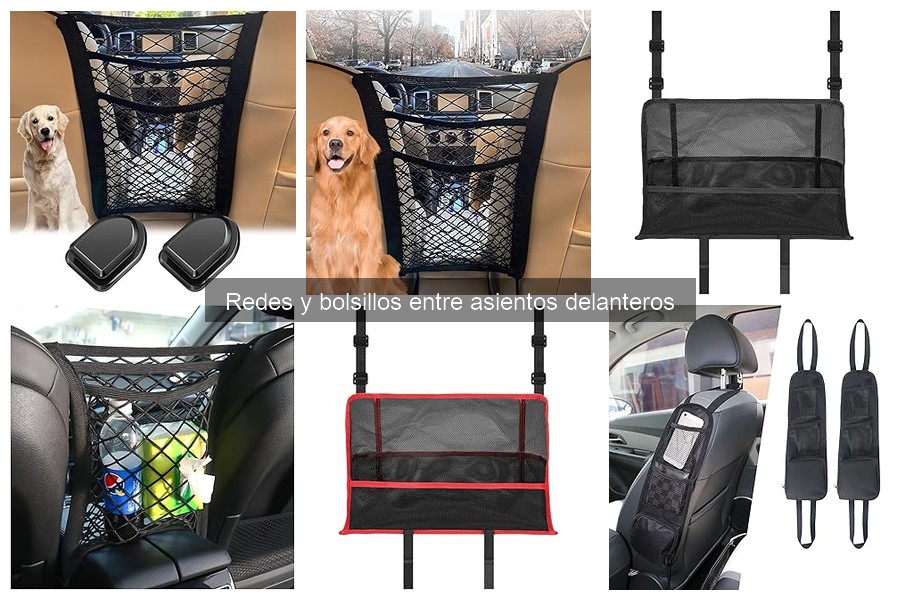 Materiales más duraderos para redes y bolsillos de coche