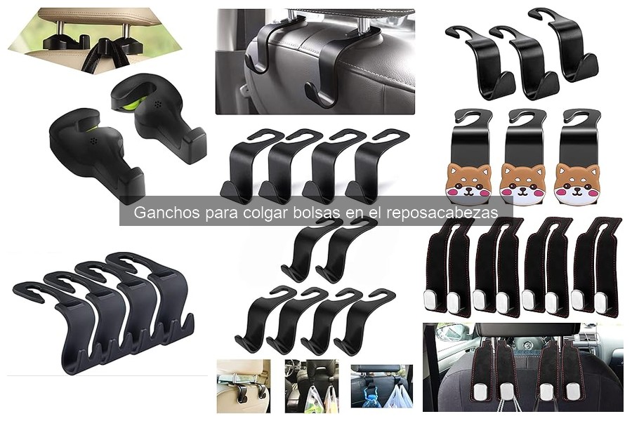 Mejora el espacio de tu coche con ganchos para reposacabezas