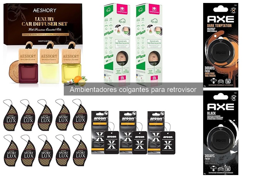 Mejores ambientadores colgantes para coche en 2023