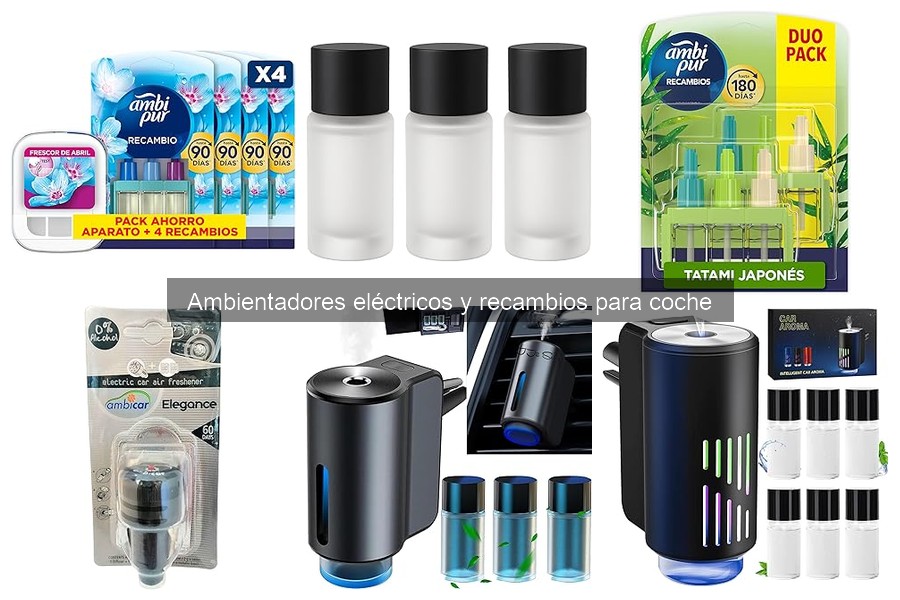 Mejores ambientadores eléctricos para eliminar olores en tu coche