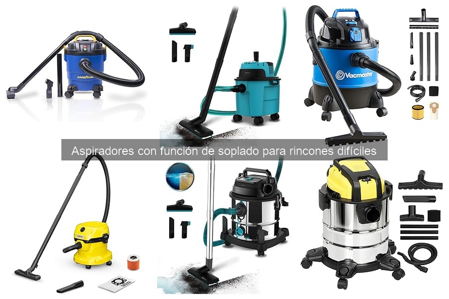 Mejores aspiradores con función de soplado para rincones