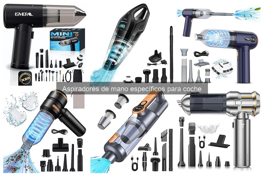 Mejores aspiradores de mano para coche: comparativa 2023