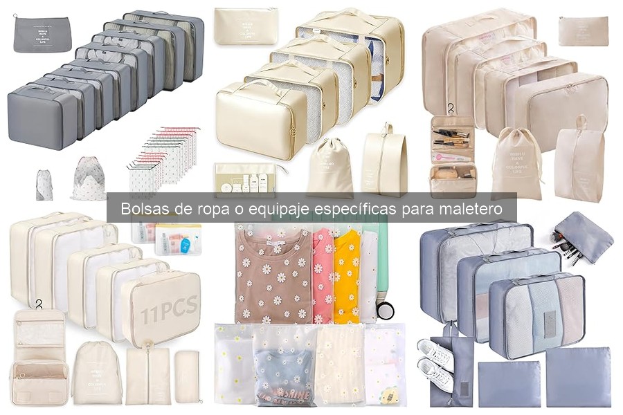 Mejores bolsas de ropa para maletero en 2023: Comparativa
