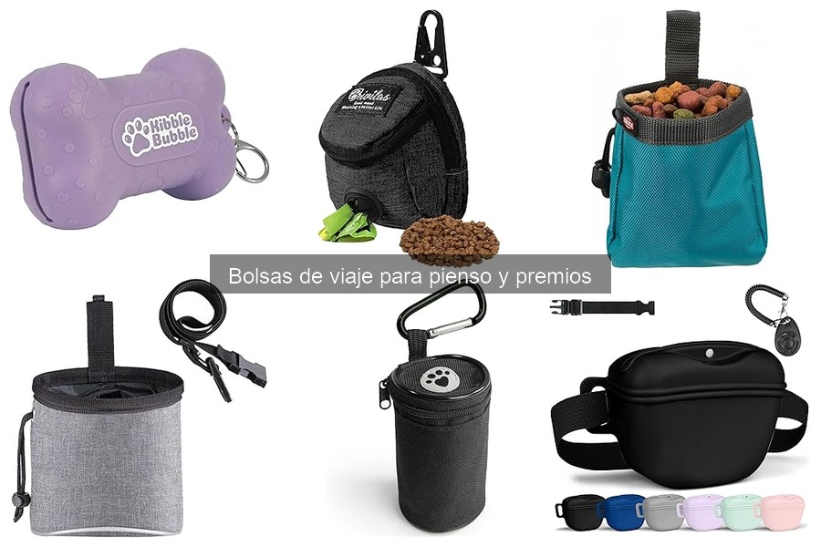 Mejores bolsas de viaje para pienso y premios para perros