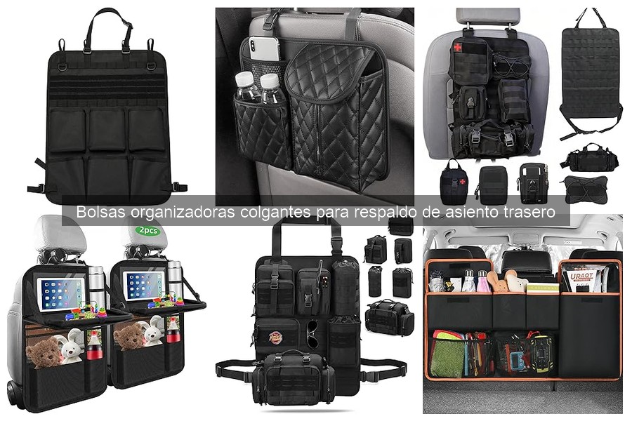 Mejores bolsas organizadoras colgantes para coches en 2023