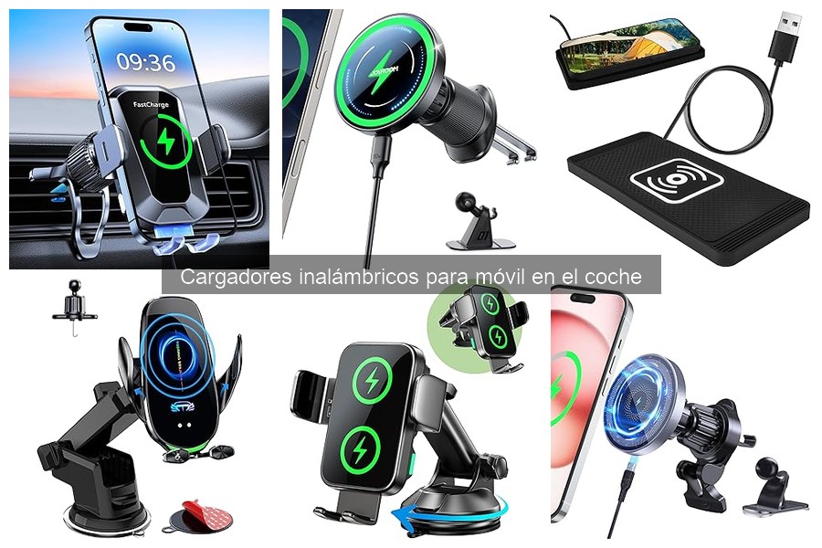 Mejores cargadores inalámbricos para coche en 2023