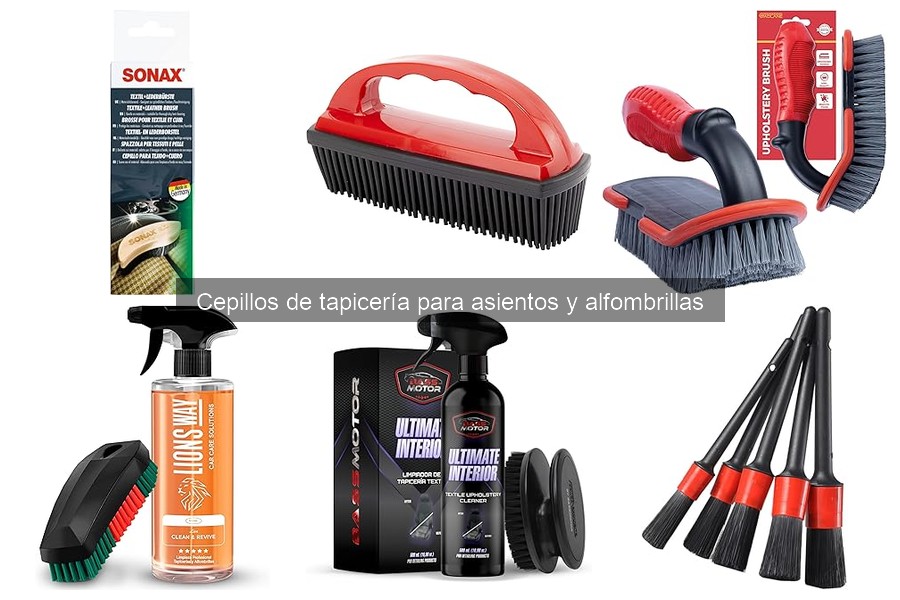 Mejores cepillos de tapicería para alfombrillas de coche