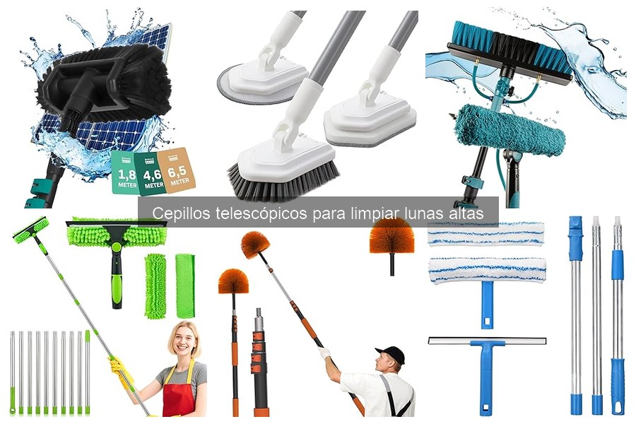 Mejores cepillos telescópicos para limpiar lunas altas 2023