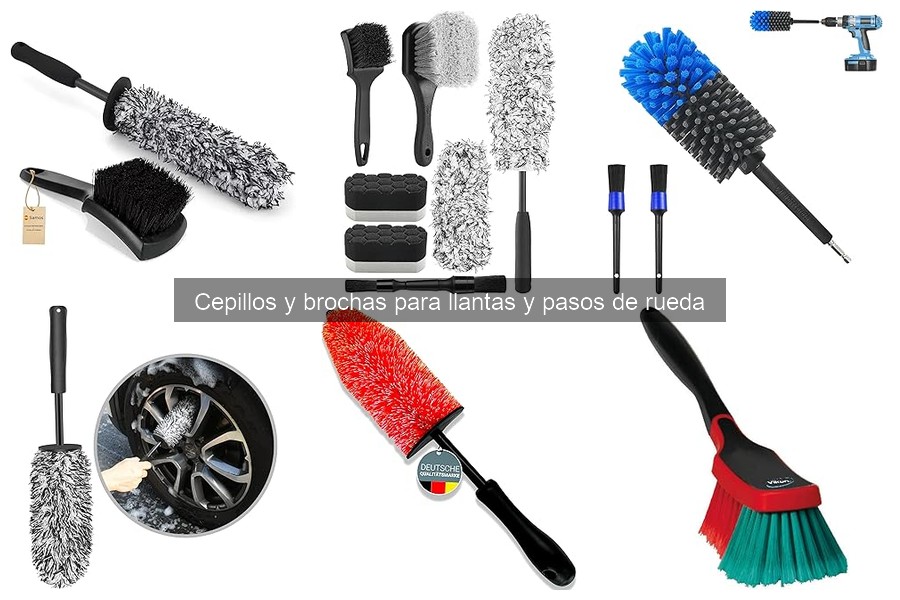Mejores cepillos y brochas para limpiar llantas en casa