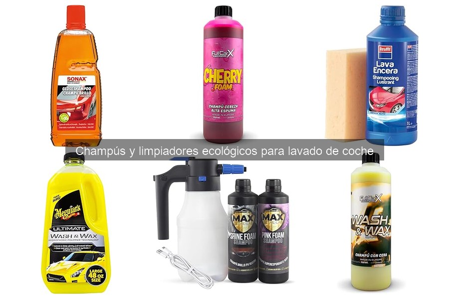 Mejores champús ecológicos para lavado de coche en 2023