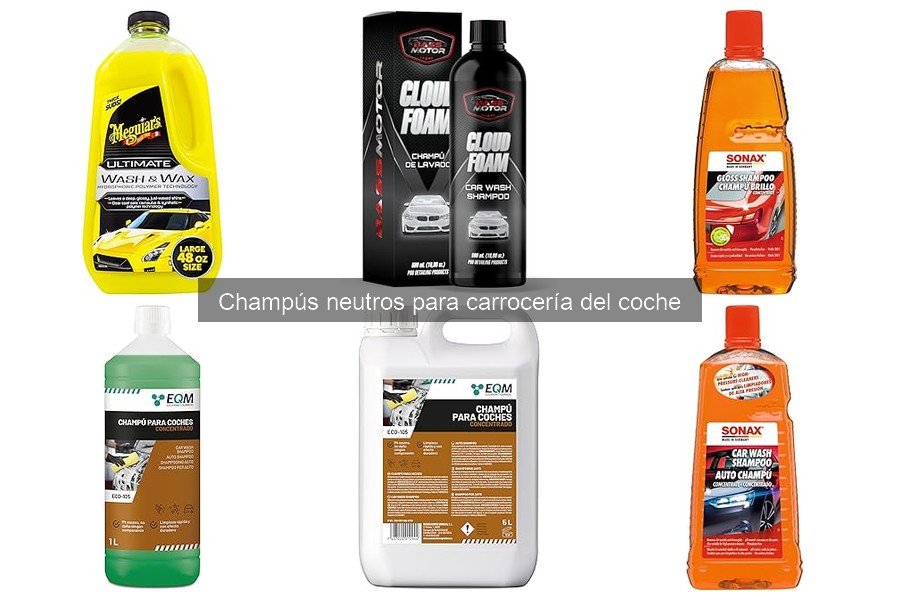 Mejores champús neutros para carrocería de coche en 2023
