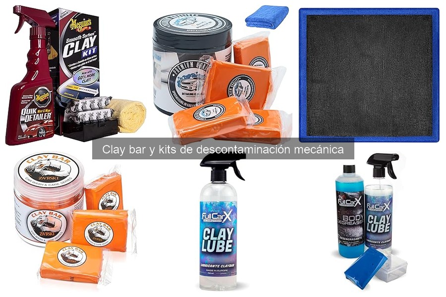 Mejores clay bars del mercado: comparativa y precios