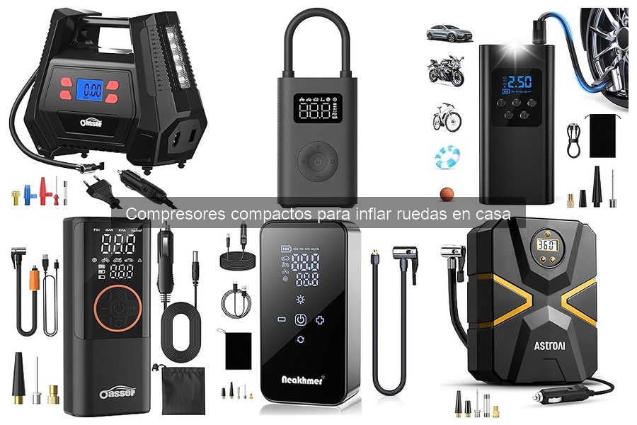 Mejores compresores compactos para inflar ruedas en casa