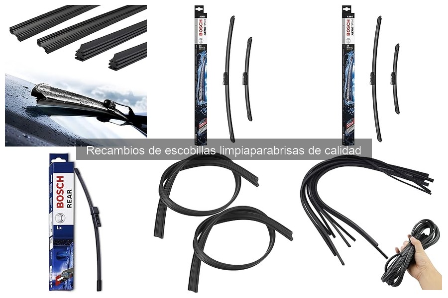 Mejores escobillas limpiaparabrisas: Comparativa y elección