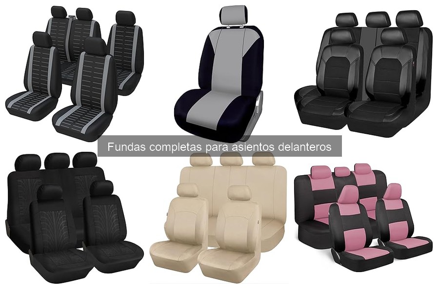 Mejores fundas completas para asientos delanteros 2023