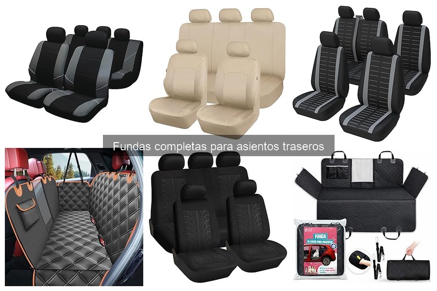Mejores fundas completas para asientos traseros en 2023