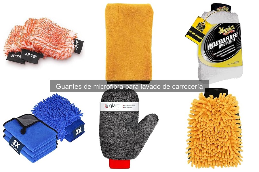 Mejores guantes de microfibra para un lavado sin rayas