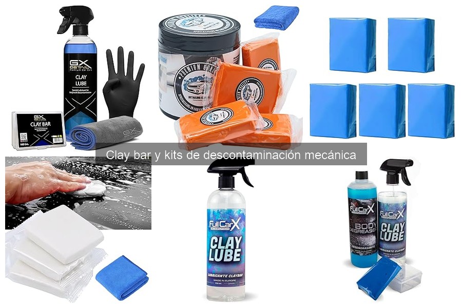 Mejores kits de descontaminación mecánica para tu coche