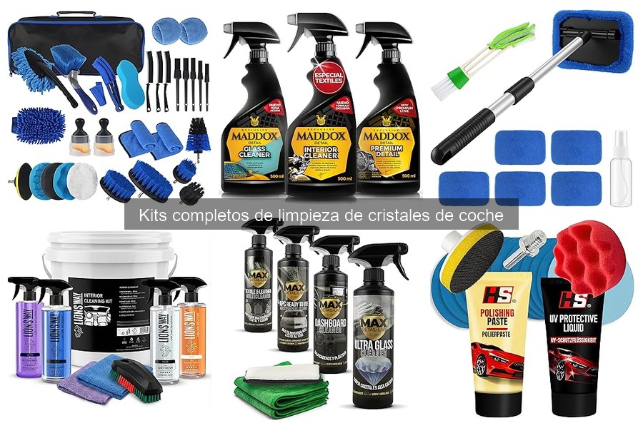 Mejores kits de limpieza de cristales para coches familiares