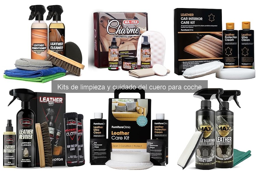 Mejores kits de limpieza y cuidado del cuero para coche 2023