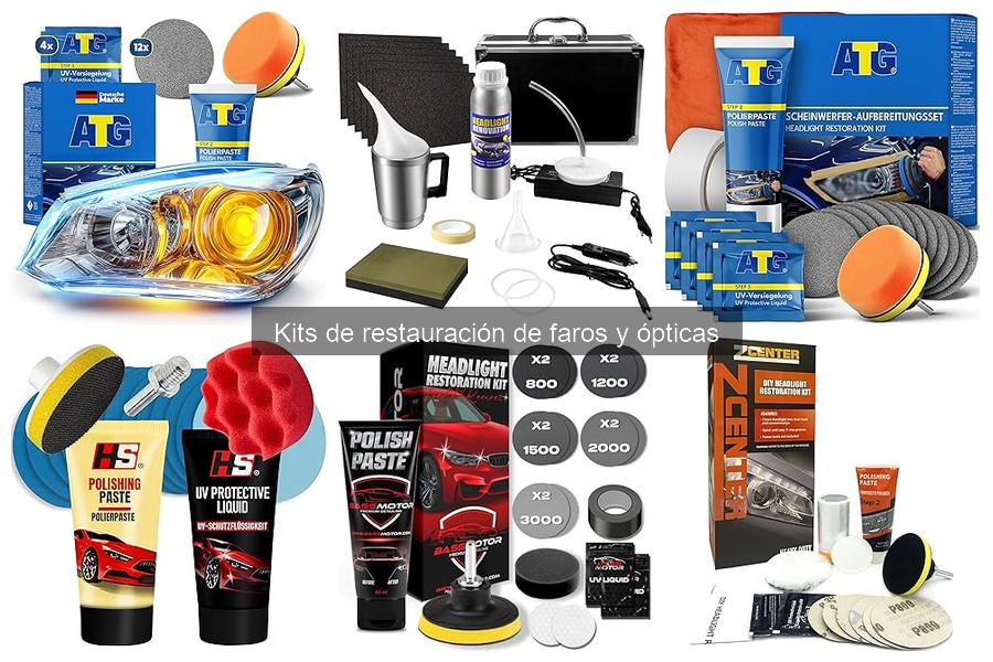 Mejores kits de restauración de faros para coches antiguos