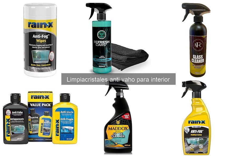Mejores limpiacristales anti vaho para coches: comparativa 2023