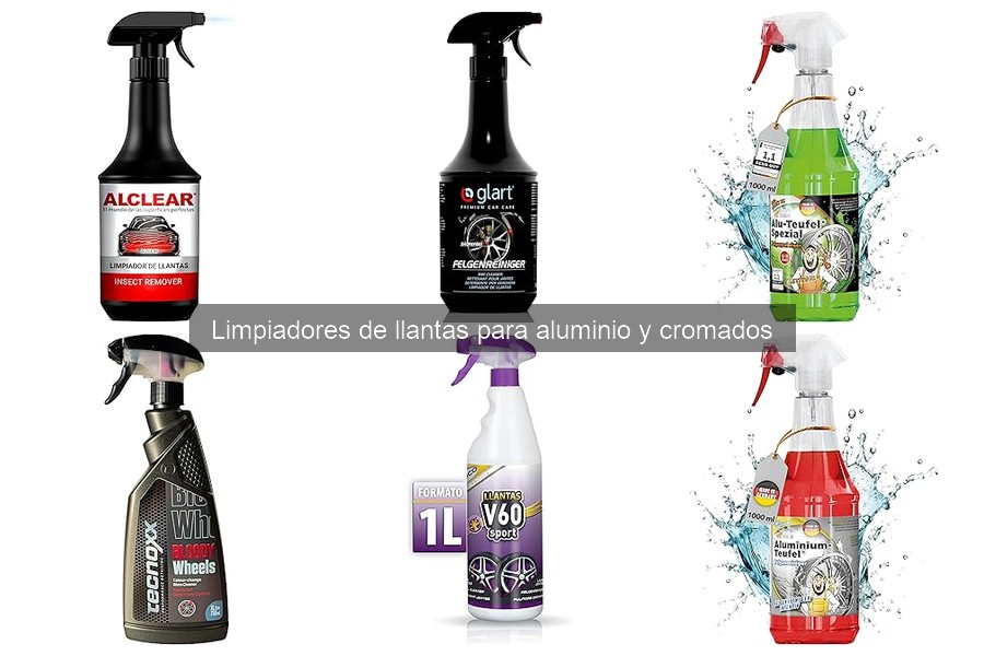 Mejores Limpiadores de Llantas de Aluminio y Cromados