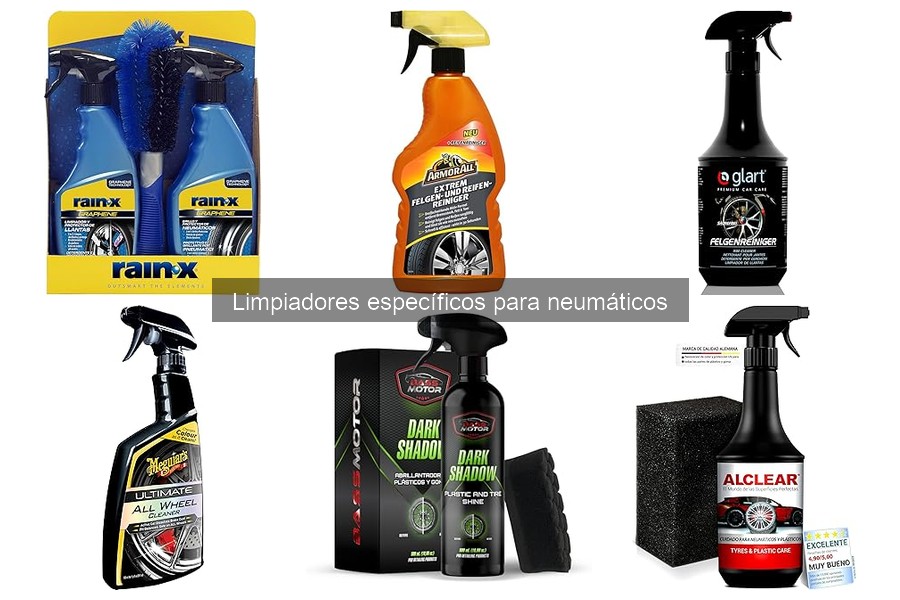 Mejores limpiadores de neumáticos: comparativa y análisis