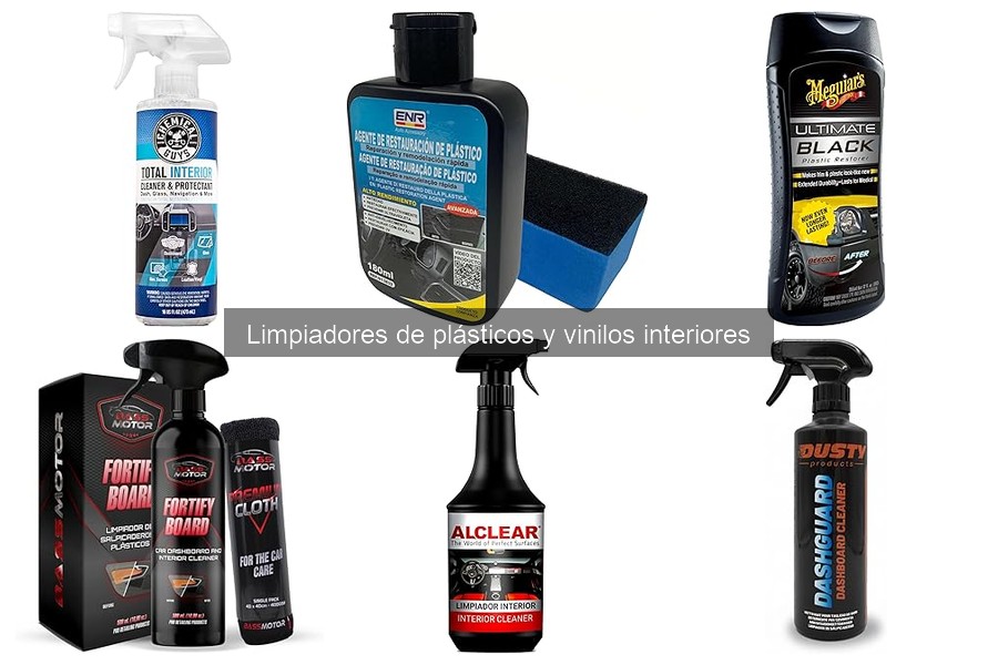 Mejores limpiadores de plásticos y vinilos interiores para coches