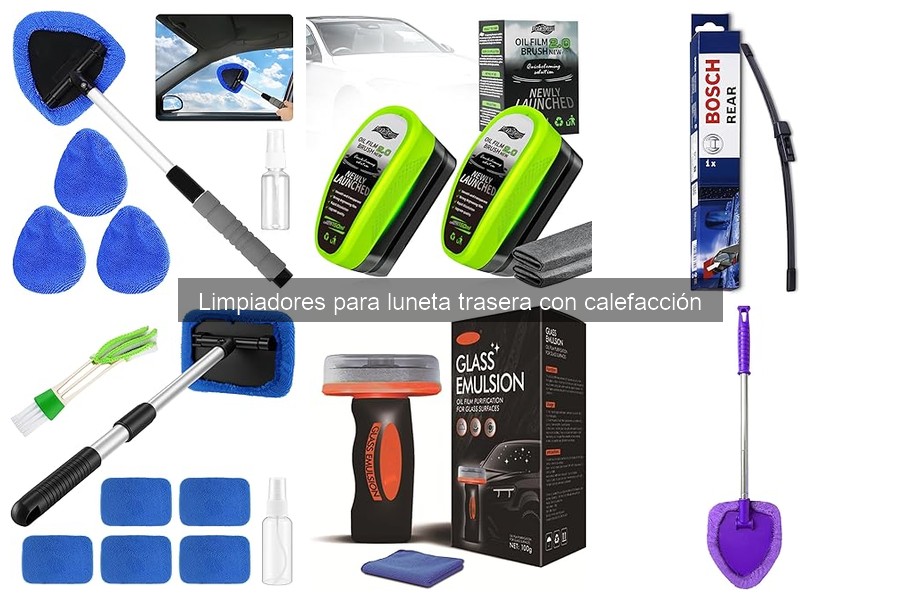 Mejores limpiadores para luneta trasera con calefacción