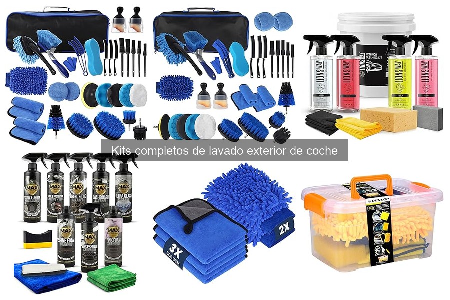 Mejores lugares para comprar kits de lavado de coche