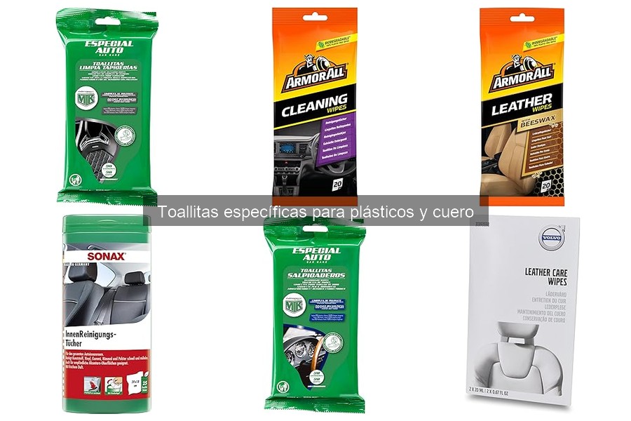 ** Mejores marcas de toallitas para plásticos y cuero