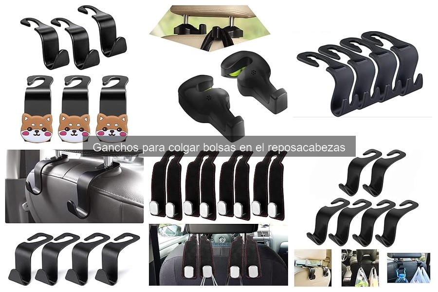 Mejores materiales para ganchos de bolsas en el coche