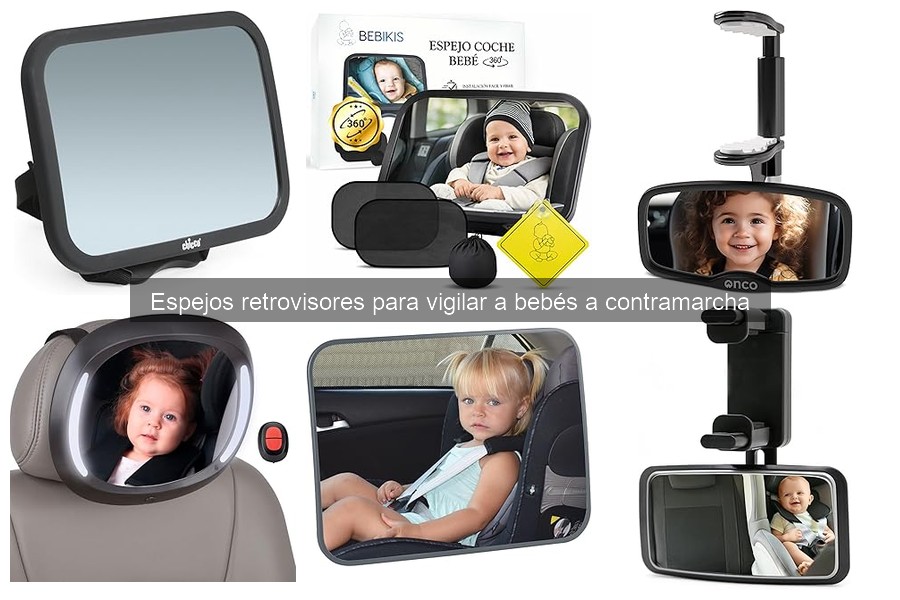 Mejores ofertas de espejos retrovisores para bebés a contramarcha