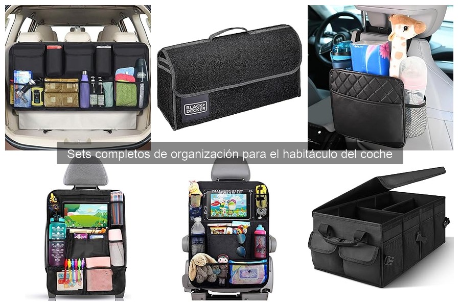 Mejores ofertas en sets de organización para el coche