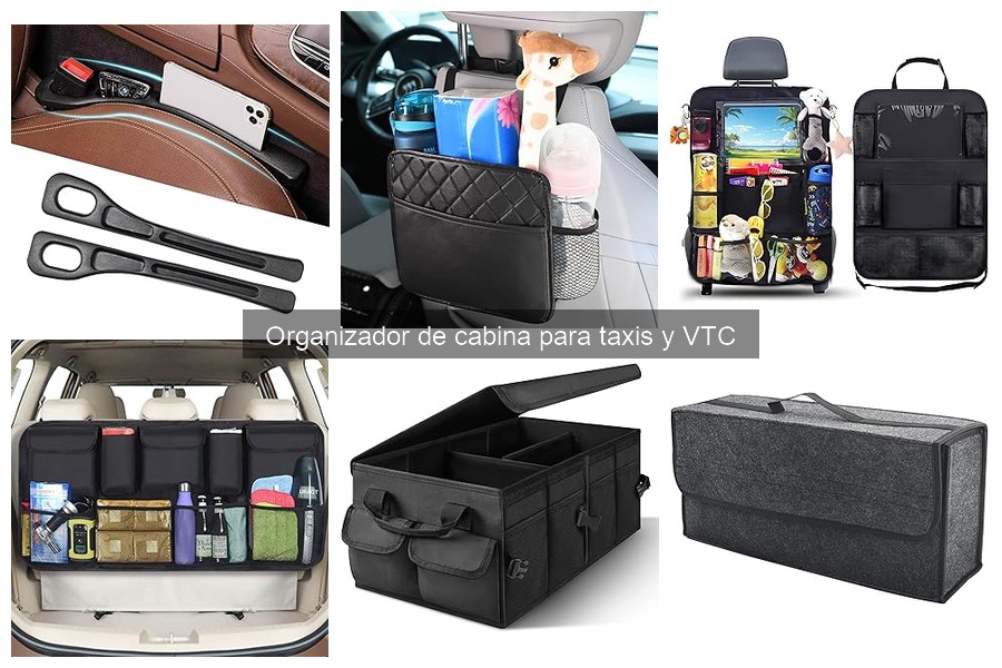 Mejores organizadores de cabina para taxis y VTC en 2023