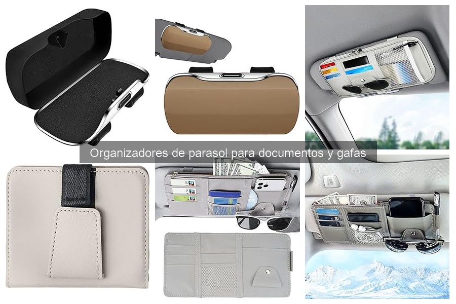 Mejores organizadores de parasol para documentos y gafas 2023
