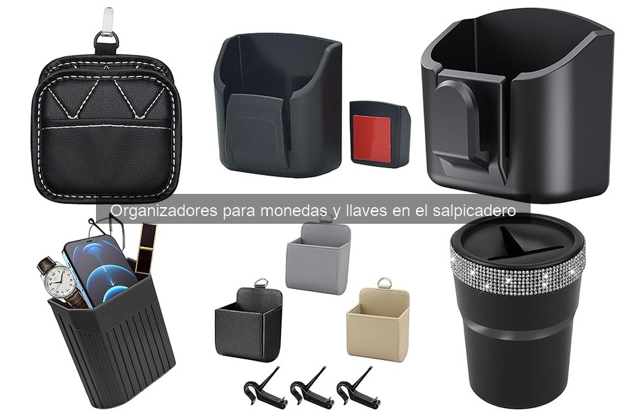 Mejores organizadores para monedas y llaves en coches familiares
