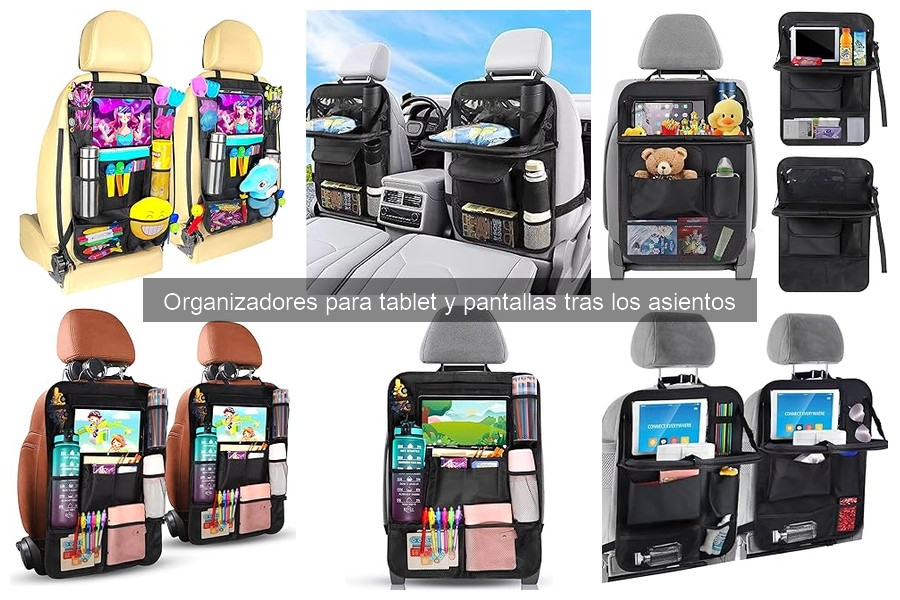 Mejores organizadores para tablet y pantallas tras los asientos
