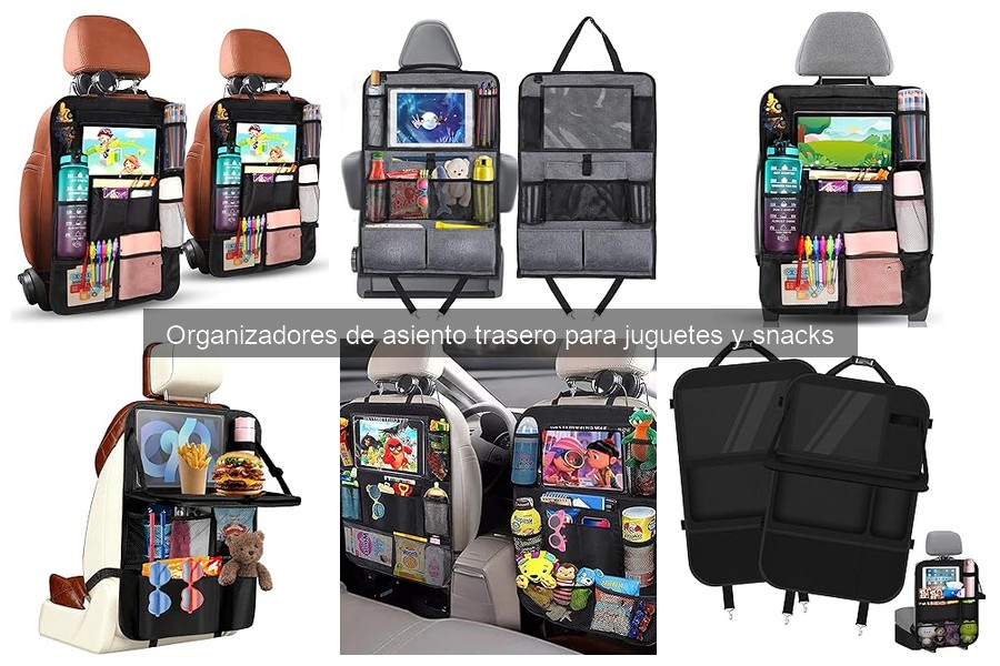 Mejores organizadores traseros para viajes en familia