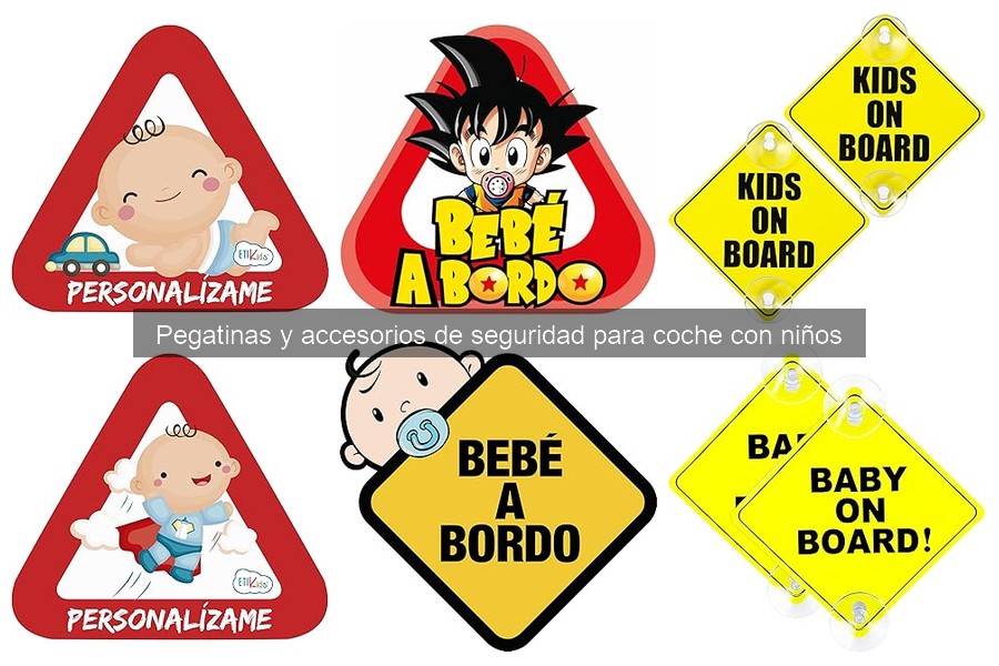 Mejores pegatinas de seguridad para coches con niños 2023