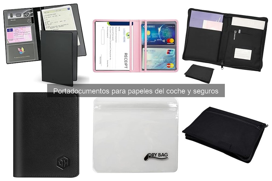 Mejores portadocumentos para seguros de coche en 2023