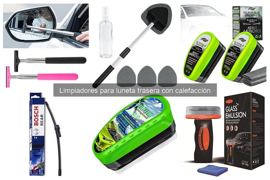 Mejores prácticas para limpiar luneta trasera con calefacción