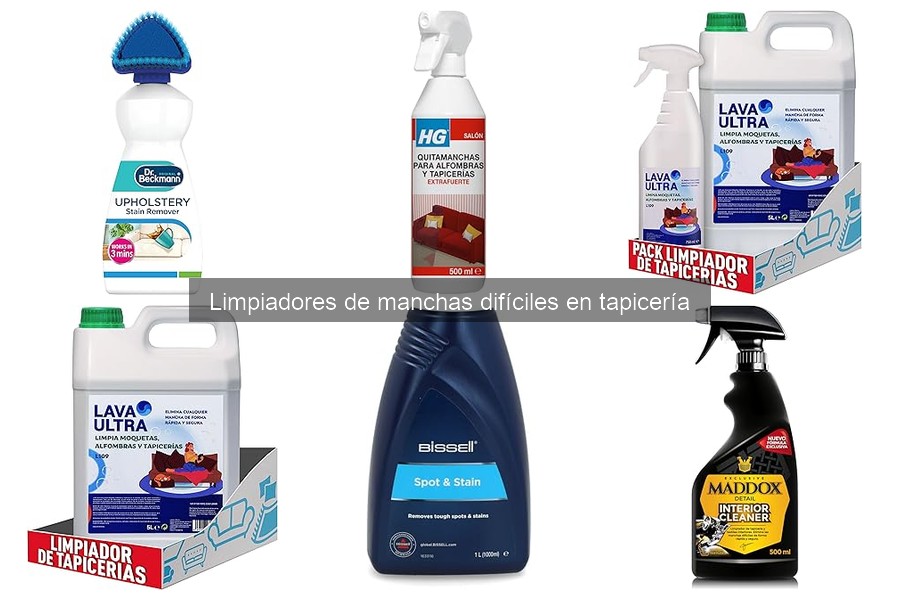 Mejores precios y dónde comprar limpiadores de manchas de tapicería