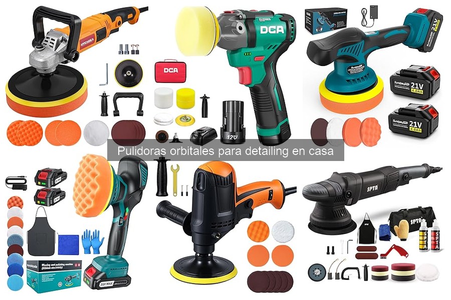 Mejores pulidoras orbitales para principiantes en detailing