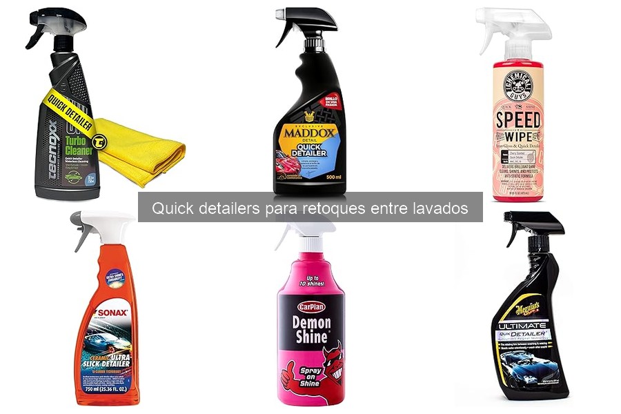 Mejores Quick Detailers para Coches Oscuros: Top 3 Opciones