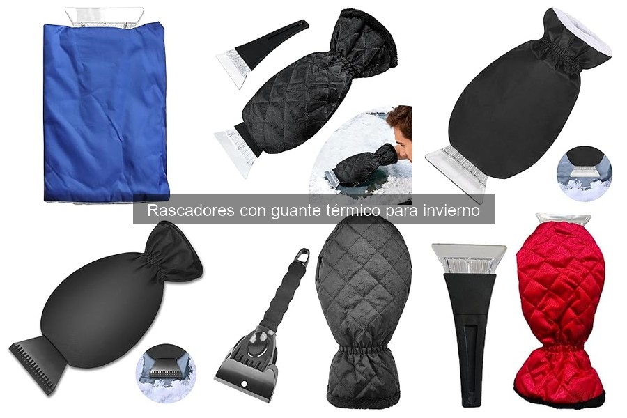 Mejores rascadores con guante térmico para el invierno