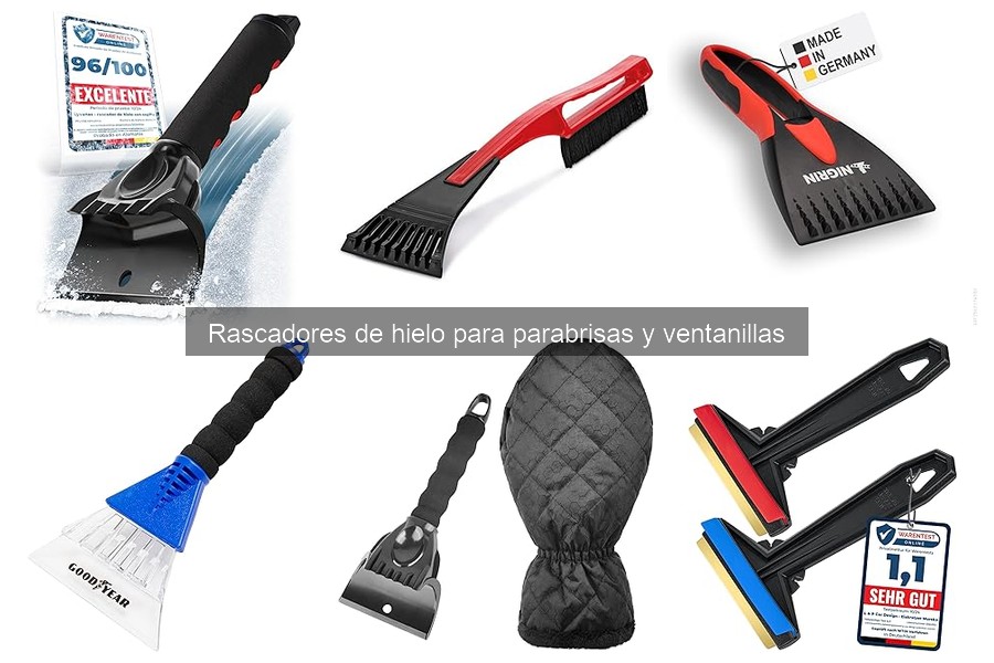 Mejores rascadores de hielo para invierno 2023: comparativa