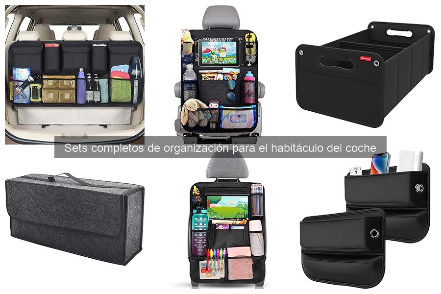 Mejores sets de organización para el habitáculo del coche