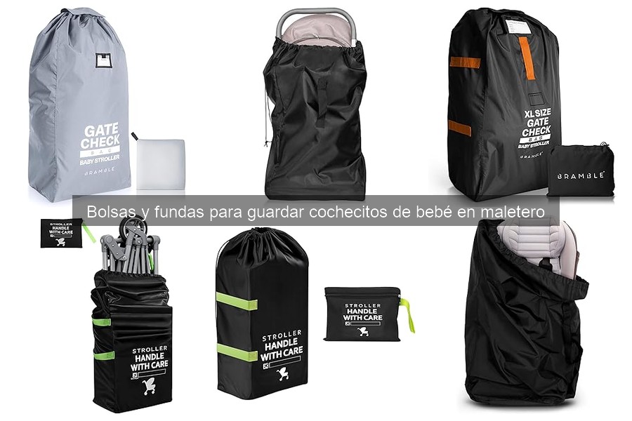 Mejores soluciones para transportar cochecitos en el maletero